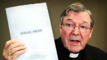 Cardinal George Pell is under fire from his native Australia, accused of covering up cases of child sex abuse. Image of Cardinal George Pell is under fire from his native Australia, accused of covering up cases of child sex abuse.