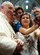 Pope Francis urges teens to shut of their phones and find freedom in Jesus (L'Osservatore Romano). Image of Pope Francis urges teens to shut of their phones and find freedom in Jesus (L'Osservatore Romano).