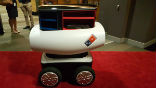 Within a few years, your pizza may be delivered by robot. Image of Within a few years, your pizza may be delivered by robot.