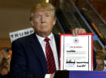 Trump took the same loyalty pledge and it kept him from running as an independent, to the relief of many Republicans. Image of Trump took the same loyalty pledge and it kept him from running as an independent, to the relief of many Republicans.