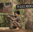 Brainwashed children train to be the next generation of terrorists (ISIS video). Image of Brainwashed children train to be the next generation of terrorists (ISIS video).