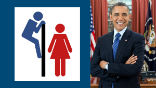 Obama's policy opens restrooms to perverts who want access to victims in restrooms. Image of Obama's policy opens restrooms to perverts who want access to victims in restrooms.