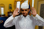 Obama is believed by some to be a Muslim, especially in the Muslim world. Image of Obama is believed by some to be a Muslim, especially in the Muslim world.