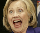 Hillary Clinton has been given a crown she doesn't deserve, based on votes she hasn't yet received. Image of Hillary Clinton has been given a crown she doesn't deserve, based on votes she hasn't yet received.