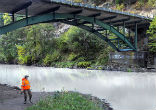 The Kalama River turned milky-white in 2015. The cause has remained a mystery until now. Image of The Kalama River turned milky-white in 2015. The cause has remained a mystery until now.