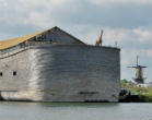 The Ark of Noah team is preparing to sail the life-size replica to Brazil (Arkofnoah.org). Image of The Ark of Noah team is preparing to sail the life-size replica to Brazil (Arkofnoah.org).
