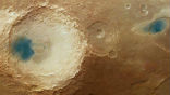 Scientists are thirsty to find proof of water on Mars. Image of Scientists are thirsty to find proof of water on Mars.