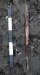 A bronze sword with a wicked point reveals the local people were well equipped. Image of A bronze sword with a wicked point reveals the local people were well equipped.
