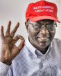 Malik Obama supports Donald Trump. Image of Malik Obama supports Donald Trump.