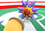 Pokémon battles can only take place in Pokémon gyms (Pokémon GO). Image of Pokémon battles can only take place in Pokémon gyms (Pokémon GO).
