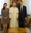 Pope Francis isn't smiling, but that's probably because he has a lot of work to do! Image of Pope Francis isn't smiling, but that's probably because he has a lot of work to do!