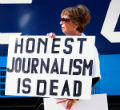 Media bias is killing democracy in America. Image of Media bias is killing democracy in America.