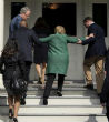 Questions surround Hillary Clinton as she has seizures, stutters, freezes up, and needs help up stairs. Image of Questions surround Hillary Clinton as she has seizures, stutters, freezes up, and needs help up stairs.