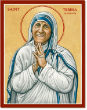 The icon of Saint Teresa of Calcutta. Image of The icon of Saint Teresa of Calcutta.