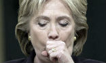 Is she choking from pneumonia? Or on her lies? Image of Is she choking from pneumonia? Or on her lies?