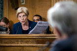 Elizabeth Warren skewered Wells Fargo CEO John Stumpf during a Senate inquiry over the massive fraud perpetrated by the company. Image of Elizabeth Warren skewered Wells Fargo CEO John Stumpf during a Senate inquiry over the massive fraud perpetrated by the company.