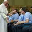 Pope Francis inspired millions when he took time to visit with prisoners and wash their feet. Image of Pope Francis inspired millions when he took time to visit with prisoners and wash their feet.