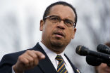 Democrats may appoint liberal Muslim Keith Ellison as their next party chair. Image of Democrats may appoint liberal Muslim Keith Ellison as their next party chair.