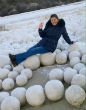 Giant snowballs are piled on a Siberian beach, what does this mean for America? Image of Giant snowballs are piled on a Siberian beach, what does this mean for America?