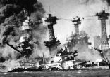 The Japanese attack at Pearl Harbor was a tactical surprise, but a strategic blunder, with the valuable aircraft carriers out of reach. Image of The Japanese attack at Pearl Harbor was a tactical surprise, but a strategic blunder, with the valuable aircraft carriers out of reach.