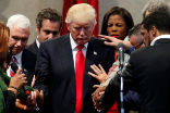 We need to pray for our president and the country. Image of We need to pray for our president and the country.