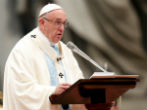 Pope Francis on New Year's Day. Image of Pope Francis on New Year's Day.