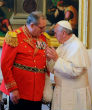 Pope Francis meets with Grand Master Michael Festing. Image of Pope Francis meets with Grand Master Michael Festing.