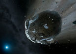 Asteroid BS32 is passing Earth now, in the fourth close call in four weeks. Image of Asteroid BS32 is passing Earth now, in the fourth close call in four weeks.