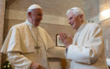 Pope Emeritus Benedict turned 90 on Easter Sunday. Image of Pope Emeritus Benedict turned 90 on Easter Sunday.