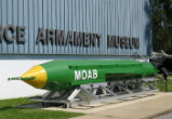 The MOAB is so large it must be dropped by a transport aircraft. Image of The MOAB is so large it must be dropped by a transport aircraft.
