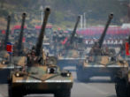North Korean artillery on parade. It isn't their nukes we should be worried about, but rather their divisive diplomatic policy, designed to frighten the United States and South Korea apart. Once separated, the South becomes vulnerable, and the North strikes. Image of North Korean artillery on parade. It isn't their nukes we should be worried about, but rather their divisive diplomatic policy, designed to frighten the United States and South Korea apart. Once separated, the South becomes vulnerable, and the North strikes.