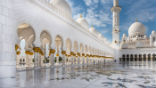 The beautiful Sheikh Zayed Grand Mosque is now named, Mariam Umm Eisa for the Virgin Mary. Image of The beautiful Sheikh Zayed Grand Mosque is now named, Mariam Umm Eisa for the Virgin Mary.