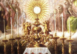 The Eucharist helps us to remember everything that Christ has done for us, in particular his great love for us. Image of The Eucharist helps us to remember everything that Christ has done for us, in particular his great love for us.