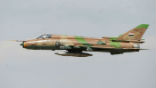 A picture of a Syrian Su-22 (NATO codename 'FITTER') fighter-bomber. Jets such as these are used to bomb ground targets. Image of A picture of a Syrian Su-22 (NATO codename 'FITTER') fighter-bomber. Jets such as these are used to bomb ground targets.
