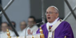 Pope Francis has suggested mafia members could be excommunicated. Image of Pope Francis has suggested mafia members could be excommunicated.