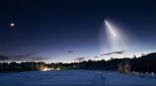 The Mayak satellite will rocket into space on the reliable Russian Soyuz. Once in orbit, it will shine brighter than everything expect the Sun and Moon. Image of The Mayak satellite will rocket into space on the reliable Russian Soyuz. Once in orbit, it will shine brighter than everything expect the Sun and Moon.