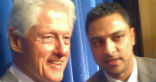 Awan with Bill Clinton. Awan is accused of breaking a number of crimes including transferring sensitive data offsite and fraud. Image of Awan with Bill Clinton. Awan is accused of breaking a number of crimes including transferring sensitive data offsite and fraud.