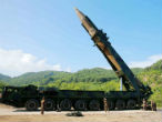 The Hawasong 14 missile is North Korea's first ICBM, capable of hitting targets over 4,000 miles away. Image of The Hawasong 14 missile is North Korea's first ICBM, capable of hitting targets over 4,000 miles away.