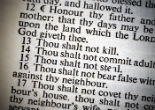 Isn't there a commandment against lying about your neighbor? Image of Isn't there a commandment against lying about your neighbor?