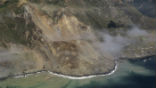 A massive landslide has closed Highway 1 for months. Image of A massive landslide has closed Highway 1 for months.