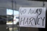 Locals are preparing for the worst as Hurricane Harvey approaches landfall as a category 3 storm. Image of Locals are preparing for the worst as Hurricane Harvey approaches landfall as a category 3 storm.