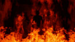 Some people had visions of hell, and were frightened by the experience. Image of Some people had visions of hell, and were frightened by the experience.