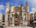 The Basilica of Santa Maria del Pi. Image of The Basilica of Santa Maria del Pi.