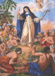 How did Sr. Maria de Agreda evangelize Native Americans from Spain? The answer is a miracle. Image of How did Sr. Maria de Agreda evangelize Native Americans from Spain? The answer is a miracle.