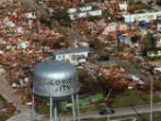 Damage from Hurricane Andrew in 1992. Image of Damage from Hurricane Andrew in 1992.