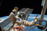 The extraterrestrial hitchhikers were discovered by Russian cosmonauts on a spacewalk aboard the International Space Station. Image of The extraterrestrial hitchhikers were discovered by Russian cosmonauts on a spacewalk aboard the International Space Station.