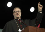 Bishop Barron is known for his YouTube videos and his work in evangelization. Image of Bishop Barron is known for his YouTube videos and his work in evangelization.