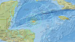The 7.6 quake struck far enough away from people to avoid casualties. Image of The 7.6 quake struck far enough away from people to avoid casualties.