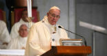 Pope Francis has spearheaded a campaign to end world hunger by 2020. Image of Pope Francis has spearheaded a campaign to end world hunger by 2020.