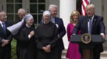 President Trump is a strong supporter of religious freedom. Image of President Trump is a strong supporter of religious freedom.